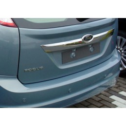 Cubre Maneta Trasera Maletero HB Acero Inox  FORD FOCUS 08 11 1