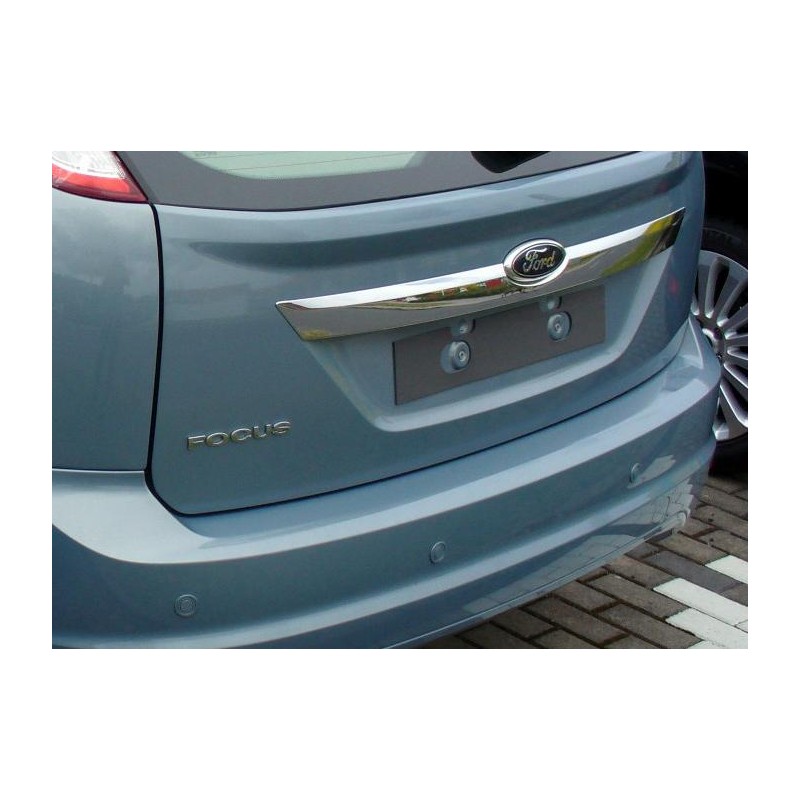 Cubre Maneta Trasera Maletero HB Acero Inox  FORD FOCUS 08 11 1