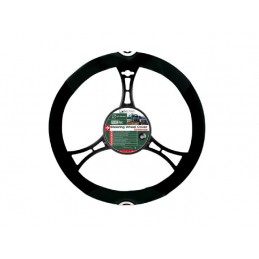 FUNDA VOLANTE PVC  quot 8 BALL quot  NEGRA 37 39 CM