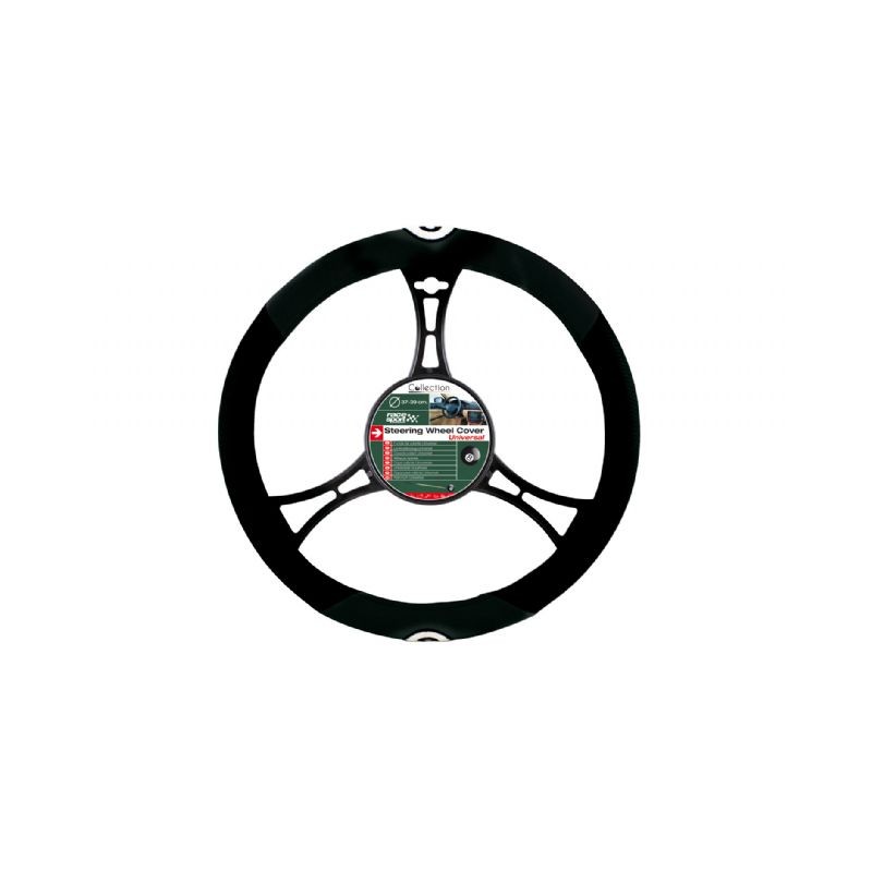 FUNDA VOLANTE PVC  quot 8 BALL quot  NEGRA 37 39 CM