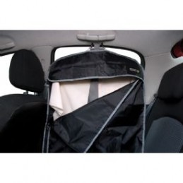PERCHA  quot PVC quot  CON FUNDA PARA TRAJES  NEGRA