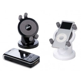 SOPORTE GIRATORIO PARA iPOD  PDA Y MOVIL  BLANCO