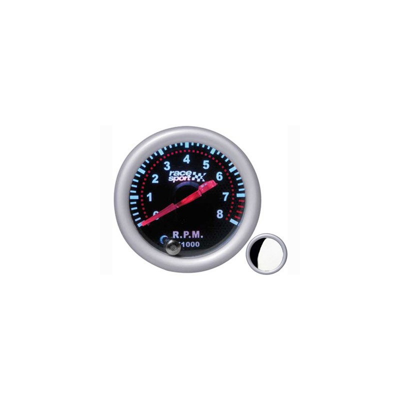 TACOMETRO 270 ordm   quot MIRROR LOOK quot  C LUZ 52MM 12V
