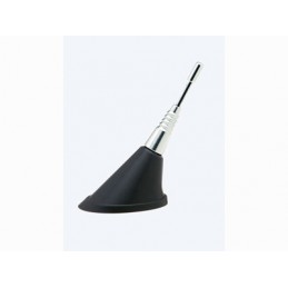 ANTENA ALUMINIO  quot  XTRA SHORTY quot   PLATA 70mm