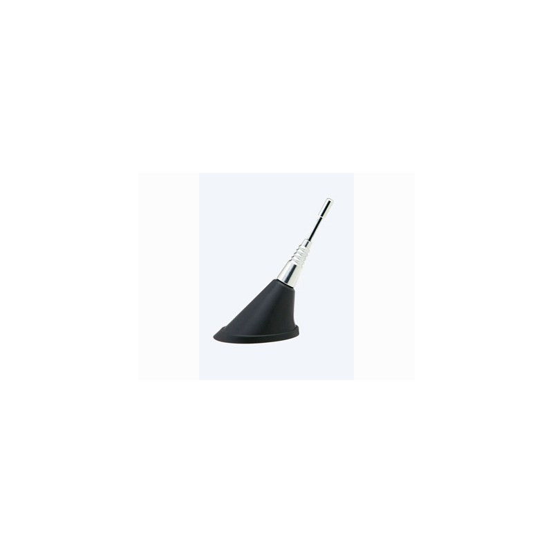 ANTENA ALUMINIO  quot  XTRA SHORTY quot   PLATA 70mm