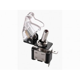 INTERRUPTOR TUNING  quot TOP GUN quot  BLANCO CON LED ROJO