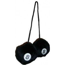 BOLAS  ldquo  8  ldquo  BILLAR DECORATIVAS 8 5CM DIAM