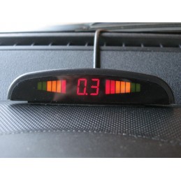 SENSOR PARKING CON MONITOR LED 4 sensores