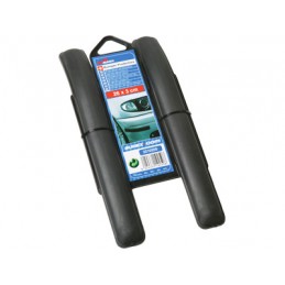 PROTECTORES PARACHOQUES  quot EUROPE quot  26x3CM  NEGRO   2 UND