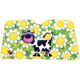 PARASOL DELANTERO  quot ANIMALS ON BOARD quot  130X60CM  VACA