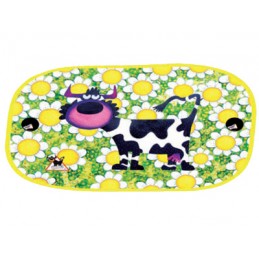 PARASOL TRASERO  quot ANIMALS ON BOARD quot  100x50CM  VACA