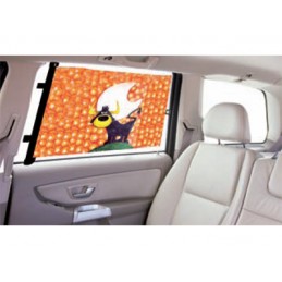 CORTINILLA LATERAL  quot ANIMALS ON BOARD quot  49X36CM TORO