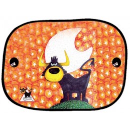 PARASOL LATERAL  quot ANIMALS ON BOARD quot  44X36CM  TORO