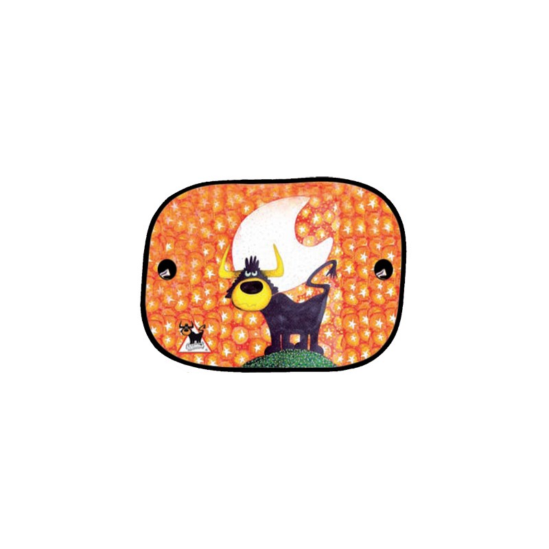 PARASOL LATERAL  quot ANIMALS ON BOARD quot  44X36CM  TORO