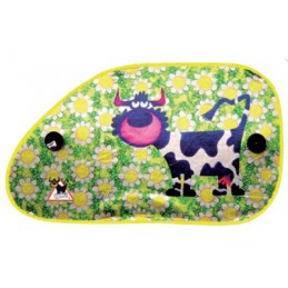 PARASOL LATERAL  quot ANIMALS ON BOARD quot  65x38CM  TORO
