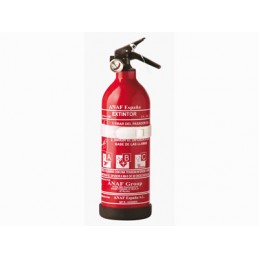 EXTINTOR HOMOLOGADO POLVO 1KG C MANOMETRO