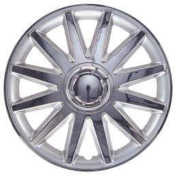 TAPACUBOS RUEDA Indiana 16   Chrome Silver