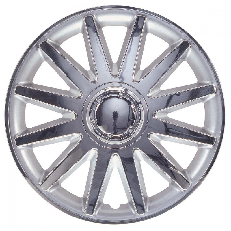TAPACUBOS RUEDA Indiana 16   Chrome Silver