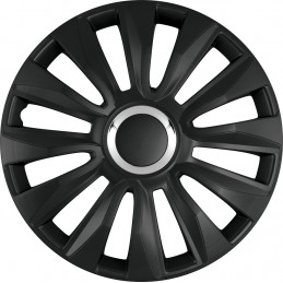 TAPACUBOS RUEDA Avalone Pro 16   negro   aro chromado