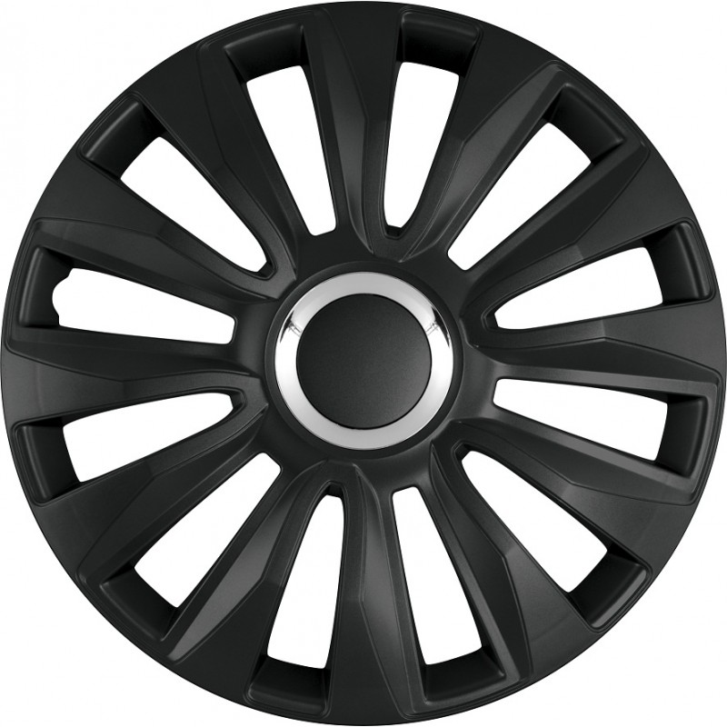 TAPACUBOS RUEDA Avalone Pro 16   negro   aro chromado