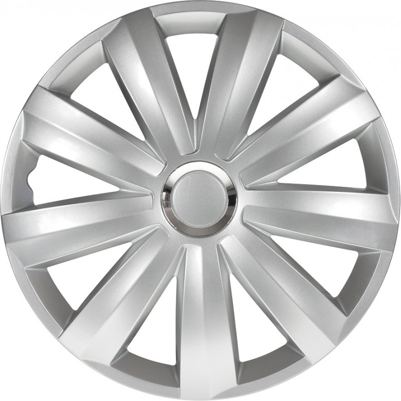 TAPACUBOS RUEDA Venture Pro 16 quot  Silver   aro Chrome