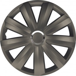 TAPACUBOS RUEDA Venture Pro 16 quot  Dark   aro Chrome