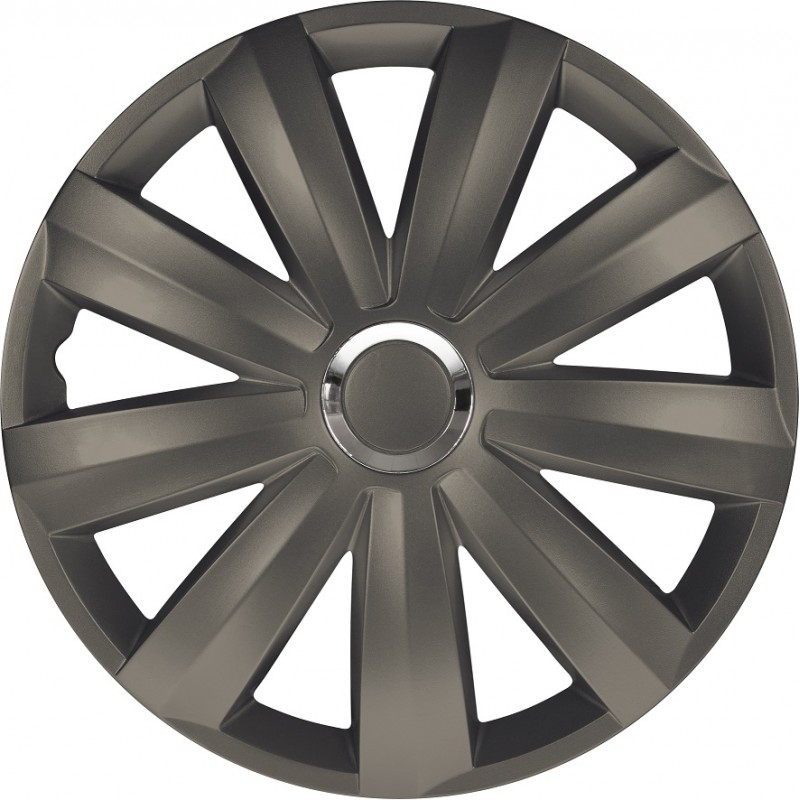 TAPACUBOS RUEDA Venture Pro 16 quot  Dark   aro Chrome