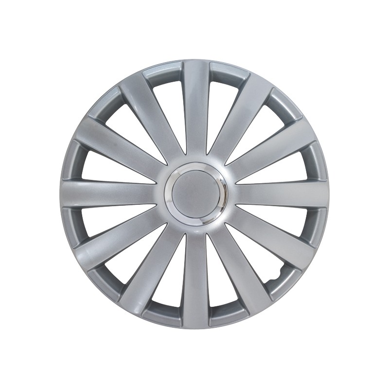 TAPACUBOS RUEDA Spyder 17   Silver   Aro chormado