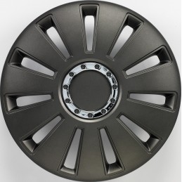TAPACUBOS RUEDA Silverstone PRO 16 quot  GunMetal   Aro chrome