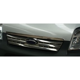 Parrilla Frontal Acero Inoxidable FORD CONNECT 2009  2 piezas