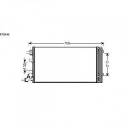 CONDENSADOR RENAULT MEGANE III  08 09 10  650X350X16 INCL  SECAD