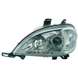 JUEGO FAROS DE DISENO MERCEDES CLASE M W163  98 01 CRISTAL CLARO