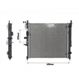 RADIADOR MERCEDES CLASE M W163  01 05  gt  gt  609X555 270 CDI M A    