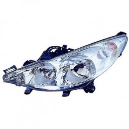 FARO IZQUIERDO PEUGEOT 207  06 12 H7 H7 H1  LUZ CURVADA TYC CON 