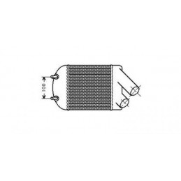 RADIADOR DE AIRE RENAULT SCENIC 99 03 182X205 SCENIC 96 03 LOGAN