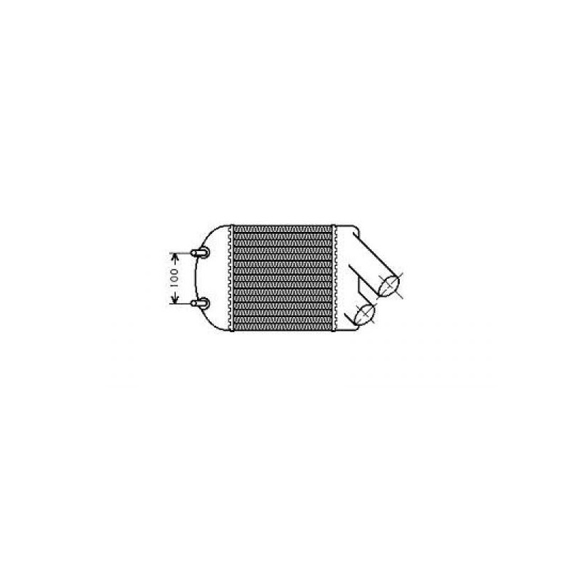 ENFRIADOR DE AIRE RENAULT MEGANE SCENIC 96 02 182X205