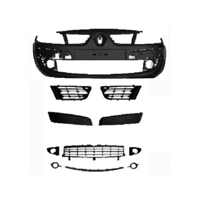 PARACHOQUES DELANTERO RENAULT SCENIC 06 09 CON ANTINIEBLAS COMPL