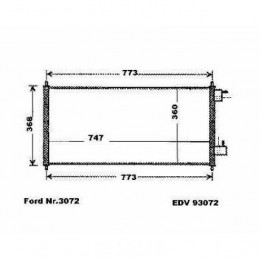 CONDENSADOR FORD TOURNEO CONNECT  02  gt  gt  TODOS MODELOS