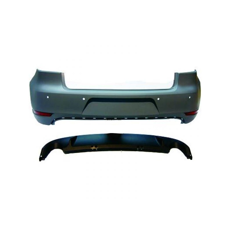 PARAGOLPES TRASERO VW GOLF VI  08  gt  gt  PINTABLE  GTI LOOK