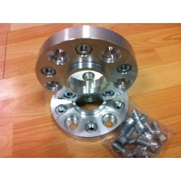 KIT SEPARADORES DOBLE CENTRAJE DOBLE FIJACION 25 MM BMW 5 120 Bu