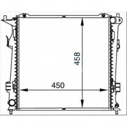 RADIADOR KIA CEED  06  gt  gt  450X455 1 6 CRDIPF MAN     AC