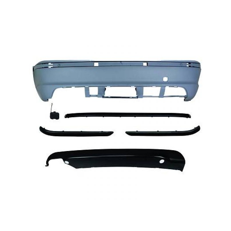 PARACHOQUES TRASERO LOOK M BMW E46  98 05 LIMOUSINE
