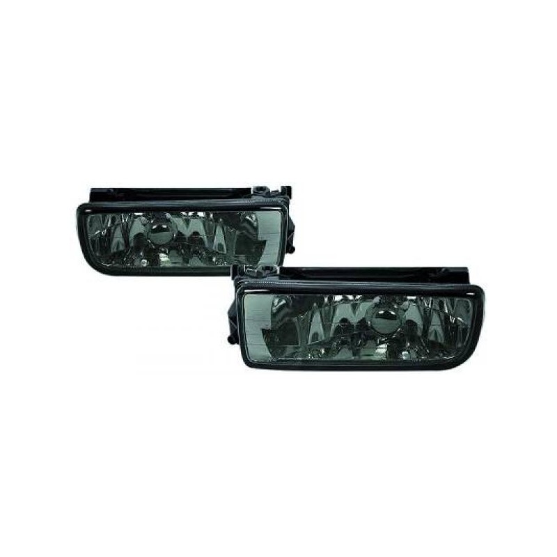 SET DE LUCES ANTINIEBLAS DE DISENO BMW E36  91 99 CRISTAL SMOKE