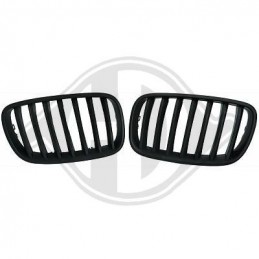 SET PARRILLAS DISENO BMW X5 X6  07  gt  gt  NEGRAS