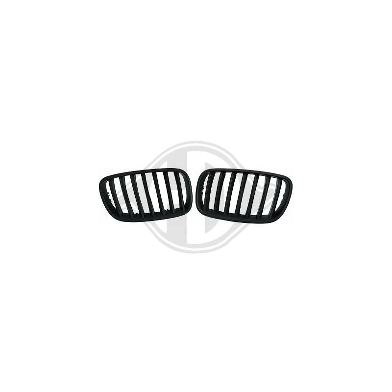 SET PARRILLAS DISENO BMW X5 X6  07  gt  gt  NEGRAS