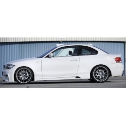 Faldones laterales BMW E82 88   E81 RIEGER Look Carbono
