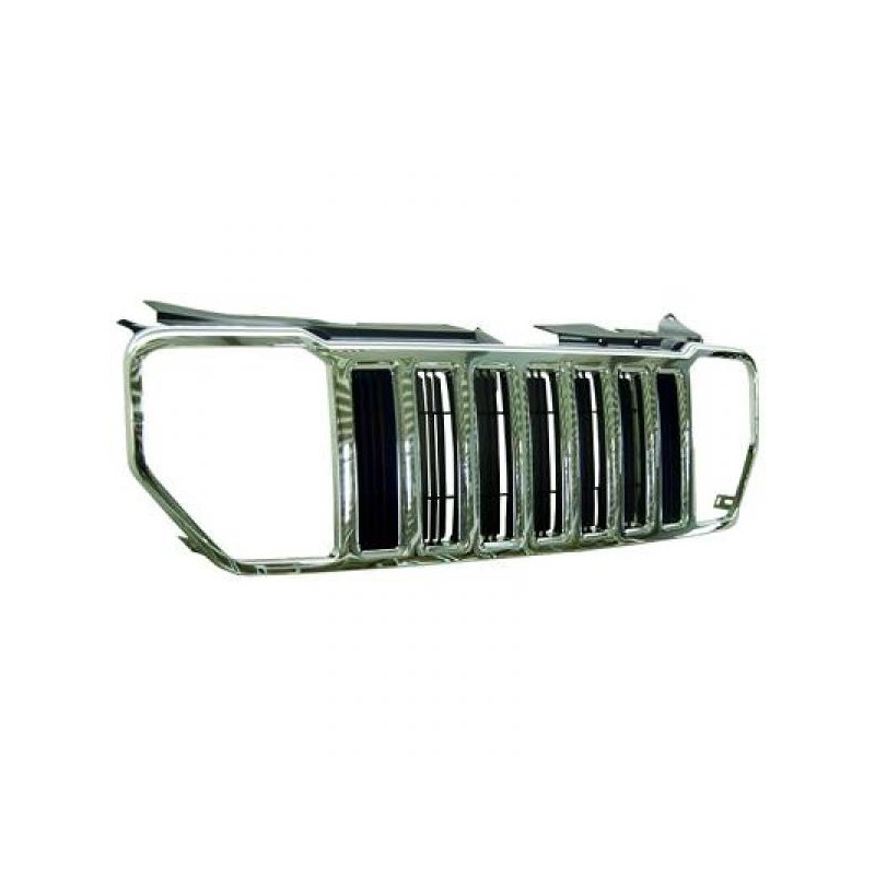 PARRILLA JEEP CHEROKEE LIBERTY  08  gt  gt  NEGRO MARCO CROMADO