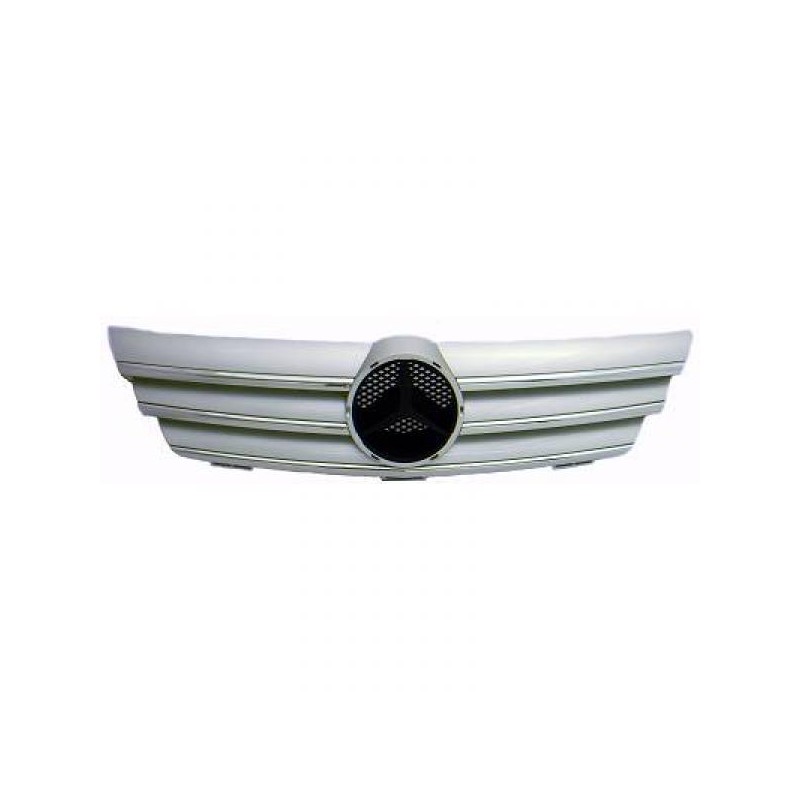 PARRILLA DEPORTIVA MERCEDES W203  04  gt  gt  CROMADO  PLATA