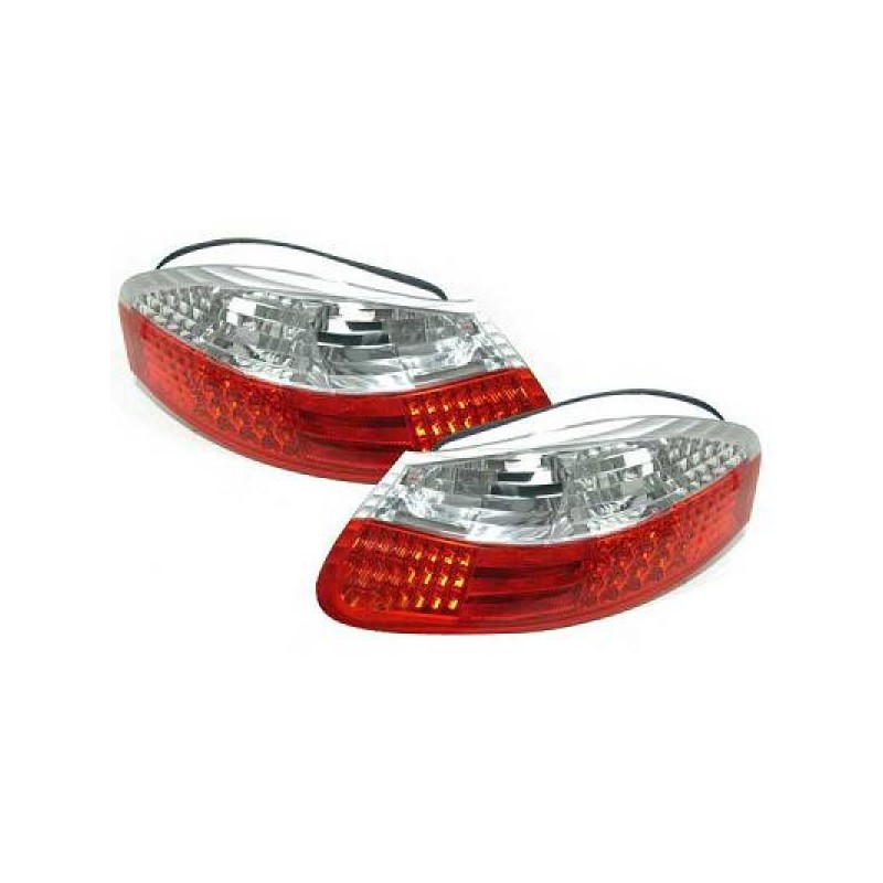 JUEGO PILOTOS DE DISENO PORSCHE BOXSTER  96  gt  gt LED CRISTAL CLARO