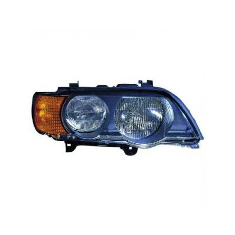 FARO DERECHO BMW X5 99 03 TYC INTERMITENTE AMARILLO H7 HB3 MOTOR